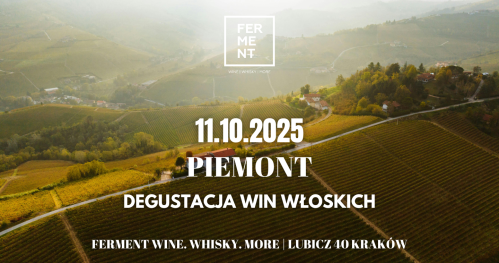 Piemont - degustacja win włoskich