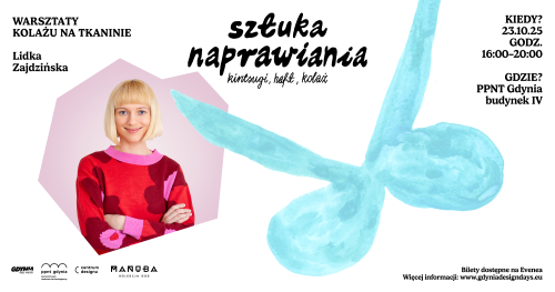 Warsztaty | Sztuka naprawiania | Kolaż na tkaninie - Lidka Zajdzińska