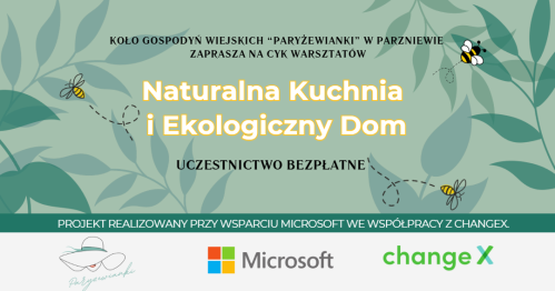 CYKL WARSZTATÓW NATURALNA KUCHNIA I EKOLOGICZNY DOM