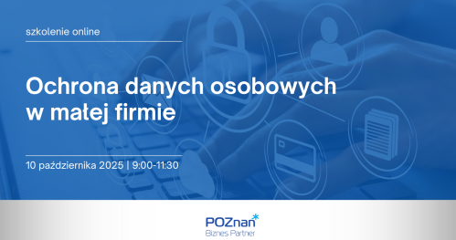 Ochrona danych osobowych w małej firmie - szkolenie online