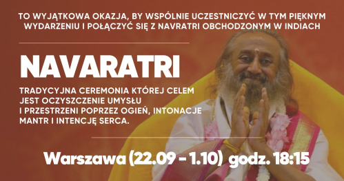 Navaratri w Centrum Art of Living Warszawa