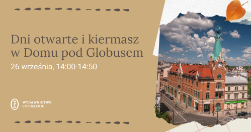 Dni otwarte i kiermasz w Domu pod Globusem - 26 września, 14.00-14.50