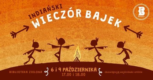 Indiański Wieczór Bajek w Bibliotece w Zielonej