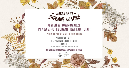 Jesień w równowadze - warsztat coachingowo-kreatywny z kartami Dixit