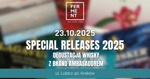 PREMIERA Special Releases 2025 - degustacja z brand ambasadorem