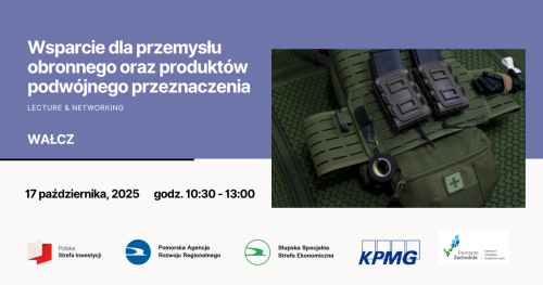 Wsparcie dla przemysłu obronnego oraz produktów podwójnego przeznaczenia