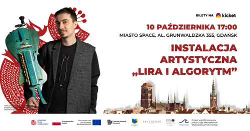 Instalacja artystyczna "Lira i Algorytm"