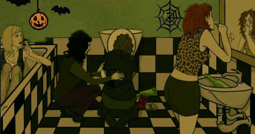 PREMIERA GIRLS BATHROOM - koncert zespołu bazOOms / Halloween 2025