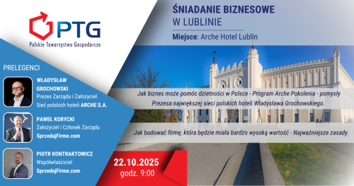 Śniadanie Biznesowe PTG Lublin