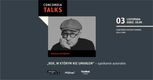 Rok, w którym nie umarłem - spotkanie z  Mikołajem Grynbergiem