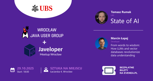 WrocławJUG + Javeloper Meetup Wrocław