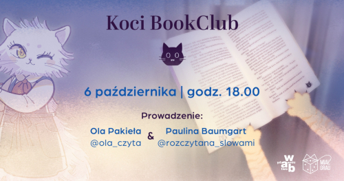 Koci Book Club 🐈⬛ Spotkanie czytelnicze | Warszawa, 6.10
