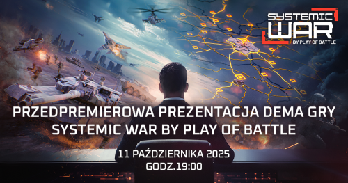 Przedpremierowa prezentacja dema gry Systemic War by Play of Battle.