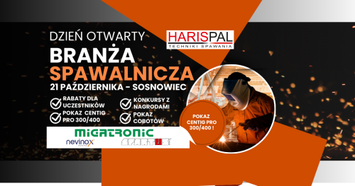 Dzień Otwarty Harispal - Nowoczesne technologie spawalnicze w praktyce