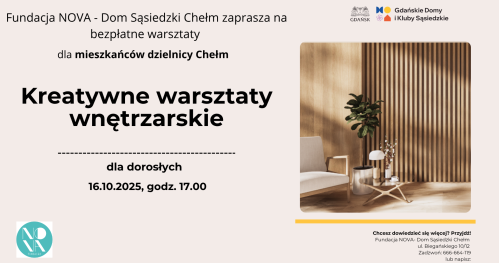 Kreatywne warsztaty wnętrzarskie