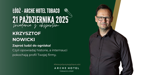 Networkingowe Śniadanie z Ekspertem 21.10: Krzysztof Nowicki