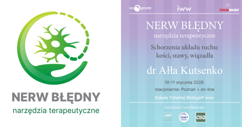 Nerw Błędny - narzędzia terapeutyczne. Dr Ałła Kutsenko