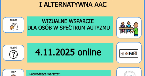 Wizualne wsparcie dla osób w spectrum autyzmu