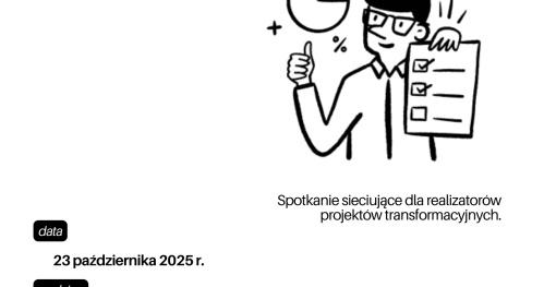 Projektowanie zmiany: doświadczenia, sukcesy, wyzwania. Spotkanie sieciujące dla realizatorów projektów transformacyjnych