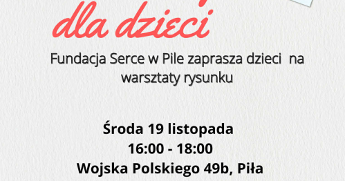 Warsztaty rysunku 19.11.2025