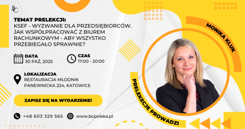 Biznesowe Spotkanie Networkingowe Temat: "KSeF - wyzwanie dla przedsiębiorców"