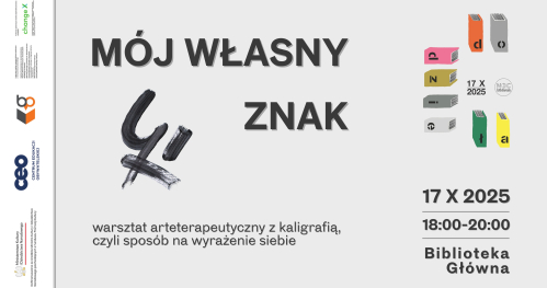 "Mój własny znak" - warsztat arteterapii z kaligrafią
