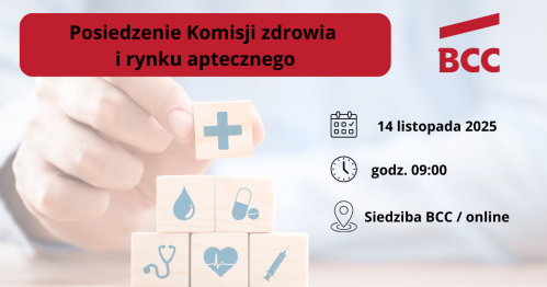 Spotkanie komisji zdrowia i rynku aptecznego BCC 14.11.2025 r.