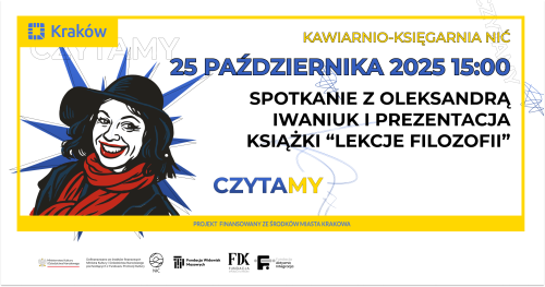 Зустріч з Олександрою Іванюк та презентація книги "Уроки філософії" | Spotkanie z Oleksandrą Iwaniuk i prezentacja książki "Lekcje Filozofii"