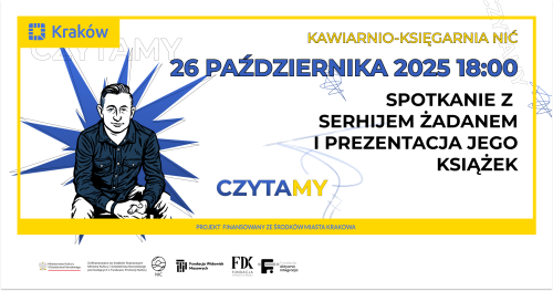 Spotkanie z Serhijem Żadanem i prezentacja jego książek