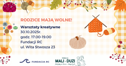 Rodzice mają wolne! Warsztaty kreatywne