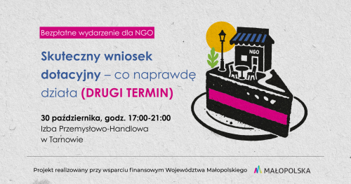 Skuteczny wniosek dotacyjny - co naprawdę działa (DRUGI TERMIN)