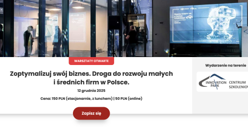 Zoptymalizuj swój biznes. Droga do rozwoju małych i średnich firm w Polsce.