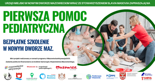 Szkolenia z pierwszej pomocy przedmedycznej - pediatrycznej (Nowy Dwór Mazowiecki)