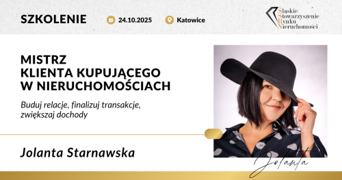 SZKOLENIE: Mistrz klienta kupującego w nieruchomościach. Buduj relacje, finalizuj transakcje, zwiększaj dochody.