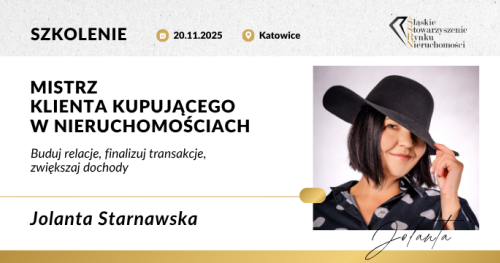 SZKOLENIE: Mistrz klienta kupującego w nieruchomościach. Buduj relacje, finalizuj transakcje, zwiększaj dochody.