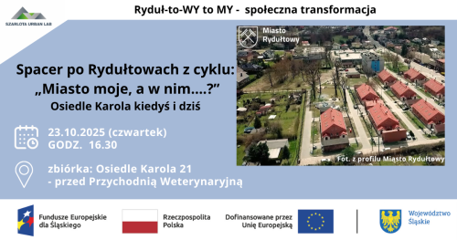 Spacer po Rydułtowach "Miasto moje, a w nim..." - Osiedle Karola kiedyś i dziś