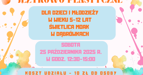 Warsztaty językowo-plastyczne w świetlicy MOAK w Dabrówkach