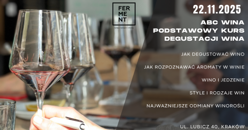 ABC wina - podstawowy kurs degustacji win