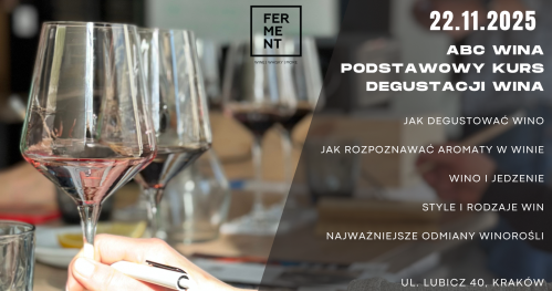 ABC wina - podstawowy kurs degustacji win
