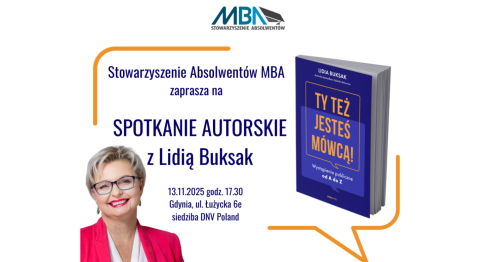 Spotkanie autorskie z Lidią Buksak - Ty też jesteś mówcą