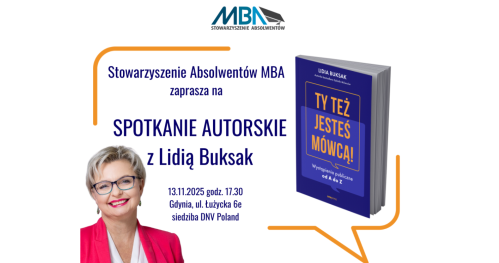 Spotkanie autorskie z Lidią Buksak - Ty też jesteś mówcą