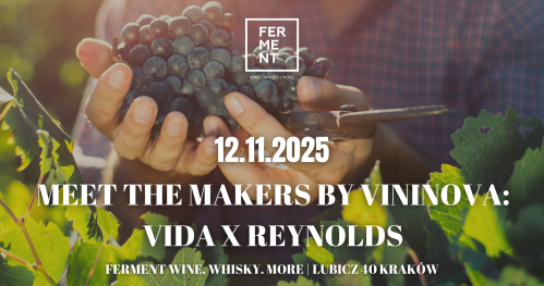 DARMOWA degustacja z 2 winiarzami! Reynolds i Vida Peter | Free wine tasting with 2 guest from wineries!