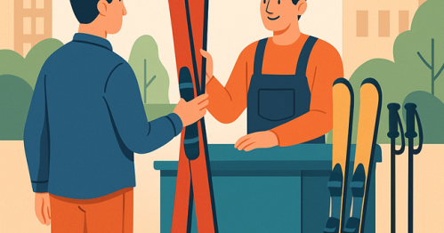 Serwis narciarski w Enterprise Park