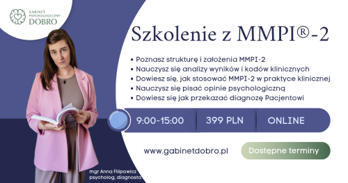 Szkolenie z MMPI®-2 - diagnoza osobowości i psychopatologii
