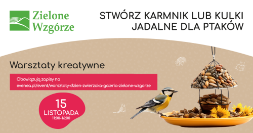 Warsztaty kreatywne z okazji Dnia Zwierzaka w Galerii Zielone Wzgórze