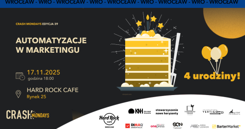 CRASH Mondays № 39: Automatyzacje w marketingu 🎂 i 4 urodziny!