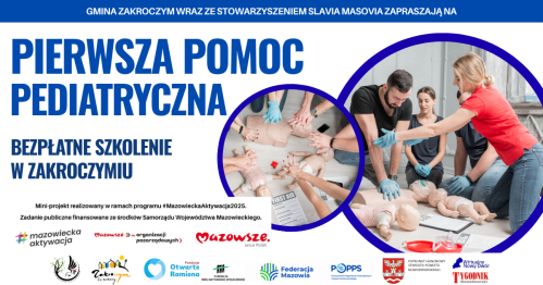 Szkolenia z pierwszej pomocy przedmedycznej - pediatrycznej (Zakroczym)