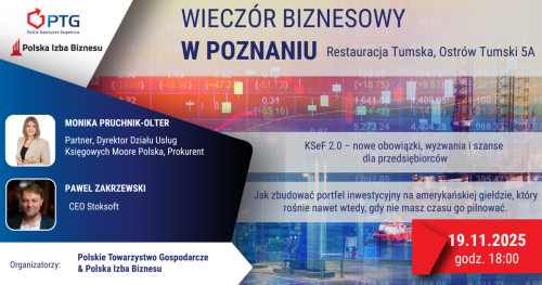 Wieczór Biznesowy PTG Poznań