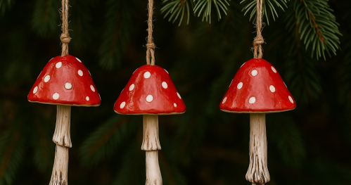 Lepimy zawieszki muchomorki (i nie tylko ;))