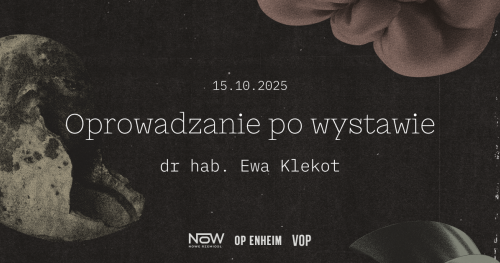 OP_TALKS | Ukryte parametry | Oprowadzanie po wystawie z dr hab. Ewą Klekot